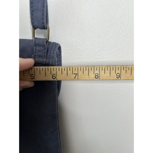 Life is Good Purse Blue Daisy Crossbody Bag Cotton Blend Canvas Button Closure - Picture 5 of 8